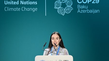 Leyla Əliyeva COP29 çərçivəsində Qlobal Liderlərin Dialoqunda iştirak etdi - FOTO