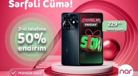 “Nar”dan “Sərfəli cümə” təklifi – 50% endirimlə smartfon əldə et!