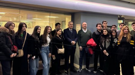 Elin Süleymanov London Kral Kollecində tələbələrlə görüşdü – FOTO