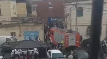 Xırdalanda məktəbdə YANĞIN &ndash; VİDEO 