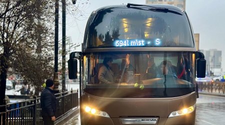 Bakı-Sumqayıt ekspres avtobusu istifadəyə verildi – FOTO 