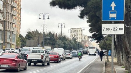 Bu küçələrdəki avtobus zolaqlarına saat tətbiq edildi – FOTO