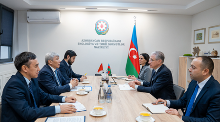 Muxtar Babayev Qırğızıstan səfiri ilə COP29-un nəticələrini müzakirə etdi - FOTO