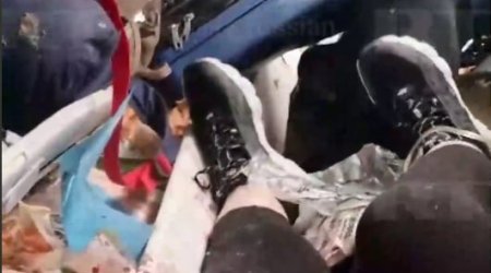 Qəzadan sonra təyyarənin salonundan İLK GÖRÜNTÜLƏR &ndash; ANBAAN VİDEO