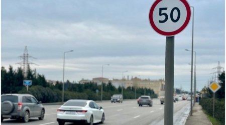 Bakının bu küçəsində sürət həddi endirildi - FOTO