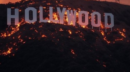 Məşhur "Hollywood" işarəsi YANIR -FOTO/VİDEO