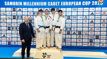 Cüdoçularımız Avropa Kubokunda 10 medal QAZANDILAR