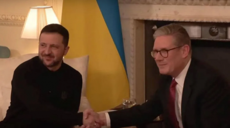 Starmer Zelenskiyə VƏD VERDİ: “London Kiyevi dəstəkləməyə davam edəcək” - VİDEO