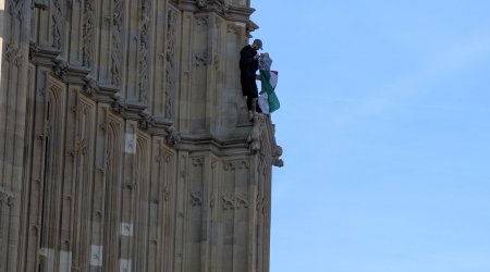 Londonun “Big Ben” qülləsinə Fələstin bayrağı SANCILDI -FOTO/VİDEO