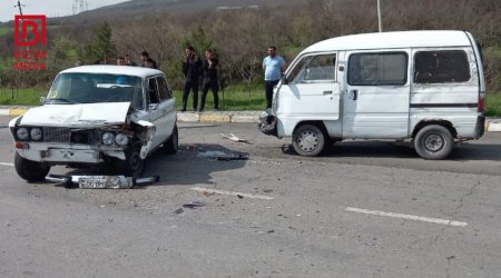 Ağsuda ağır qəza: 8 nəfər xəsarət aldı - FOTO