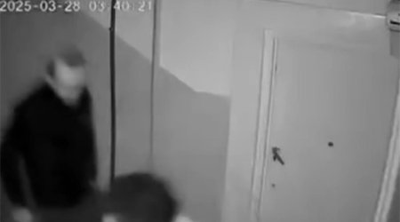 Binaların girişində oğurluq edənlər saxlanıldı - VİDEO