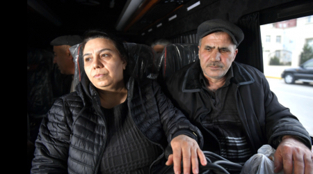Sarıcalı kəndinə növbəti köç karvanı yola salındı - FOTO