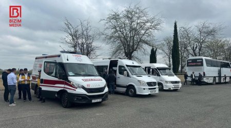 Ağdərənin Suqovuşan kəndinə növbəti köç karvanı yola salınıb - FOTO