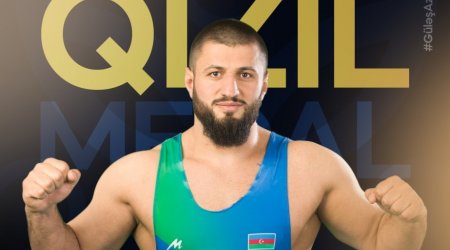Güləşçimiz Avropa çempionu oldu