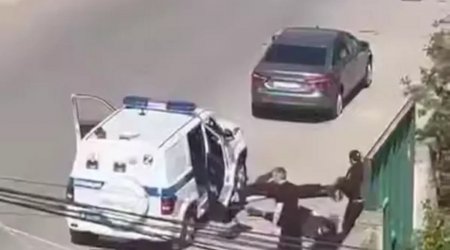 Mahaçqaladakı atışmada silahlı şəxslərin qaçırdıqları patrul avtomobili tapıldı – VİDEO