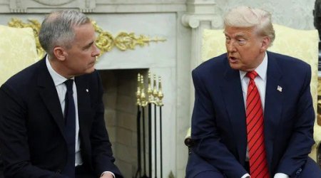 Tramp Ağ Evdə Kanadanın baş nazirinə ölkəsini ABŞ-a birləşdirməyi TƏKLİF ETDİ - VİDEO