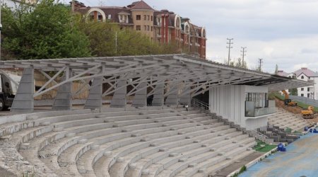 Xankəndi stadionu III MDB Oyunlarına necə hazırlaşır? – FOTO