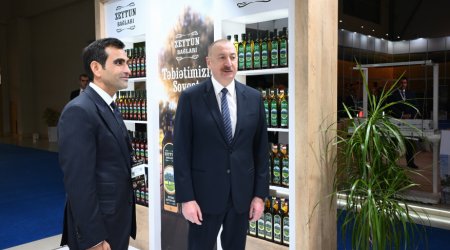 İlham Əliyev Bakı Ekspo Mərkəzində - FOTO/VİDEO