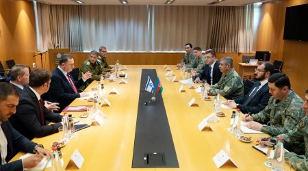 Zakir Həsənov israilli həmkarı ilə hərbi əməkdaşlığın perspektivlərini müzakirə etdi - FOTO