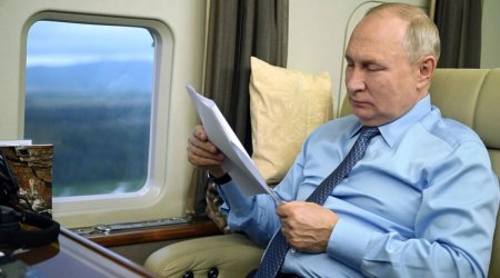 Ukrayna dronu Putinin helikopterinə hücum edib?