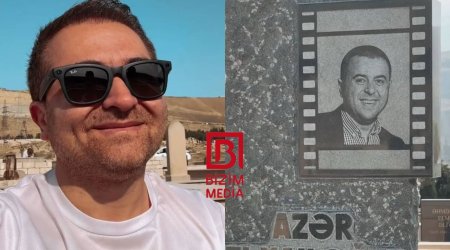 İlkin “Ağsaqqal”ın məzarı başında kövrəldi - VİDEO