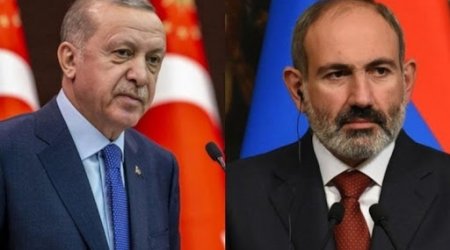 Ərdoğan sülh danışıqlarının əhəmiyyətini Paşinyana çatdırdı