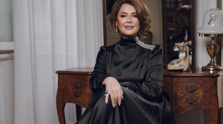 Gülüstan Əliyeva qaraya büründü - FOTO