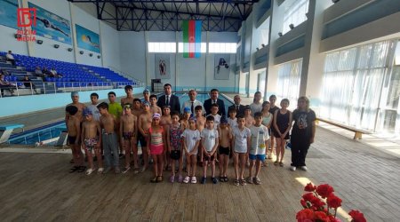 Qusarın gənc üzgüçüləri birincilik uğrunda YARIŞDILAR – FOTO