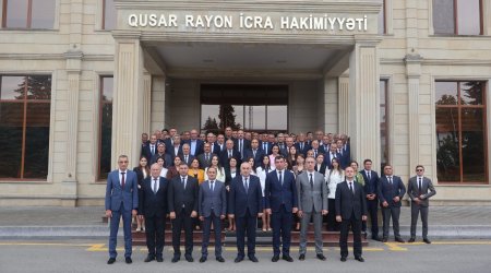 Qusarda Dövlət Qulluqçularının Peşə bayramı Günü qeyd olundu - FOTO