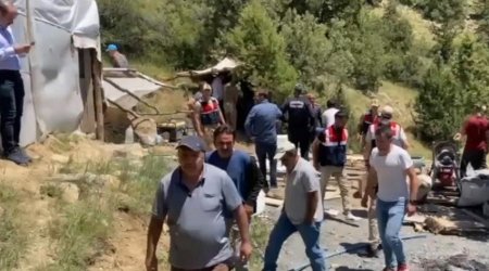 Türkiyədə daş karxanasında UÇQUN - Ölənlər var