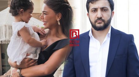 Aysundan keçmiş əri və qızı ilə bağlı PAYLAŞIM - FOTOLAR