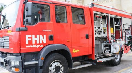 Dövlət Sərhəd Xidməti Aparatının inzibati binasında yanğın oldu