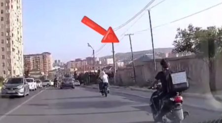Moped sürən azyaşlılarla bağlı XƏBƏRDARLIQ – VİDEO
