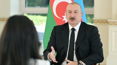 İlham Əliyev: “Xoşbəxtlikdən təyyarə Rusiyada deyil, Qazaxıstanda eniş etdi”