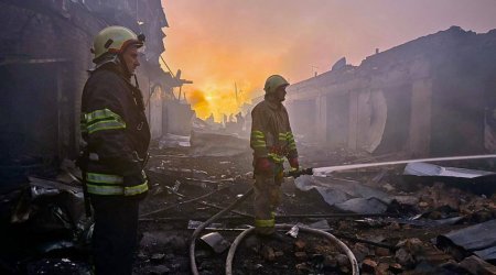 Rusiya Ukraynanın bu şəhərinə zərbə endirdi – FOTO