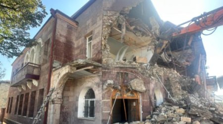 Xankəndidə sökülən “bina”nın yerində bu İDARƏ ÜÇÜN yeni bina tikiləcək