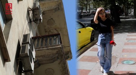 Bakı küçələrində soyuq “DUŞ” – Başımıza axan kondisioner sularına görə kim MƏSULİYYƏT daşıyır? – VİDEO
