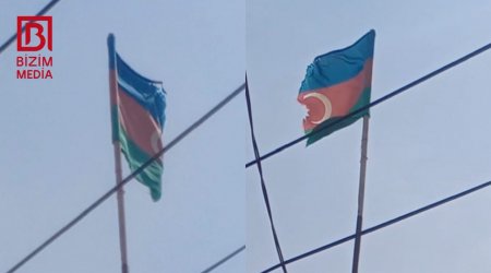 Hövsanda zədələnmiş dövlət bayrağı niyə hələ də ASILI qalır? – Ərazi nümayəndəsindən QALMAQALLI AÇIQLAMA – VİDEO