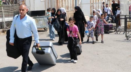 Türkiyədən bu il Suriyaya 475 minə yaxın qaçqın qayıdıb