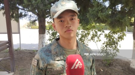 Azərbaycan Ordusunun çinli əsgəri: Qalib ordunun sıralarında xidmət etmək qürurludur - FOTO - VİDEO