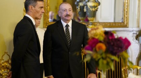 İlham Əliyev Kopenhagendə ziyafətdə İŞTİRAK ETDİ - FOTO/VİDEO