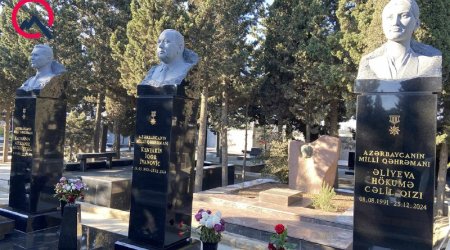 Təyyarə qəzasında həlak olan ekipaj üzvlərinin büstü qoyuldu – FOTO/VİDEO
