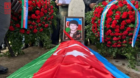 Xocalıda itkin düşən şəhidin nəşi Göyçayda torpağa tapşırıldı – FOTO/VİDEO
