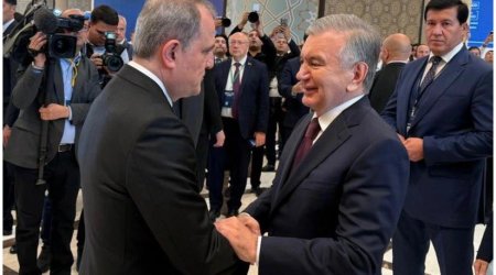 Ceyhun Bayramov Özbəkistan Prezidenti ilə GÖRÜŞDÜ