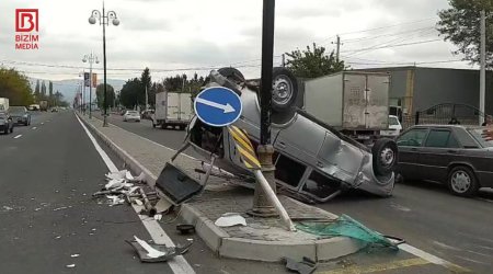 Şəkidə AĞIR QƏZA – Xəsarət alan var – FOTO/VİDEO