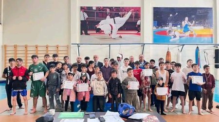 Zəfər Gününə həsr olunmuş kikboksinq üzrə Qusar rayon birinciliyi keçirildi - FOTO