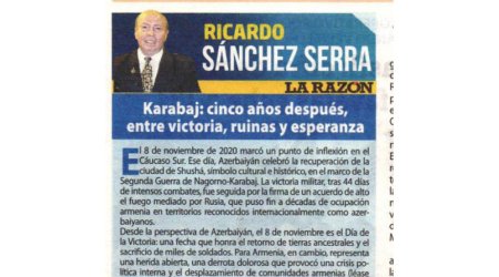 Peru mətbuatı Qarabağdan yazır: Beş il sonra – qələbə, dağıntılar və ümid arasında