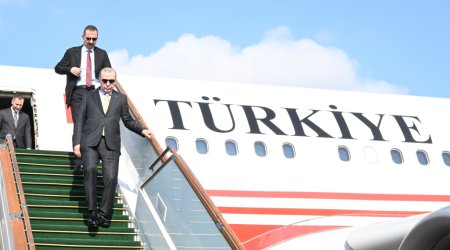 Ərdoğan Azərbaycandadır – FOTO
