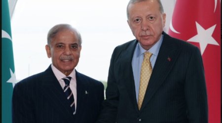 Bakıda Ərdoğanla Şahbaz Şərif arasında görüş olub