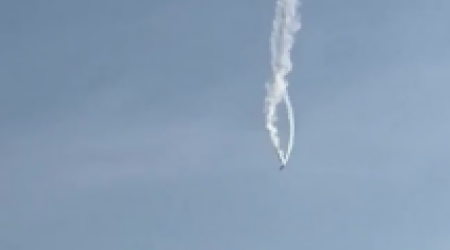 Təyyarənin quyruğu niyə qopub? - VİDEO